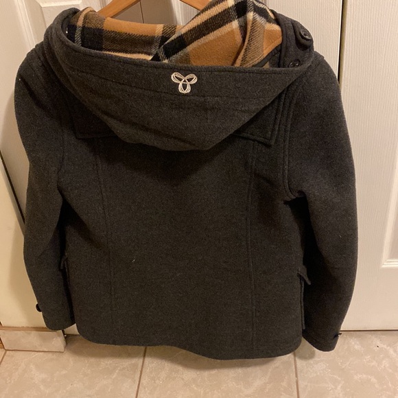 TNA Aritzia charcoal grey wool peacoat - Picture 4 of 4